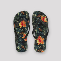 Pussy Lounge flip flops green/orange