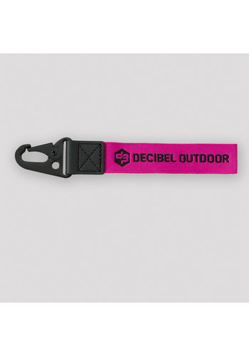 Decibel keychain pink/black 