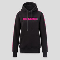Decibel hoodie black/pink