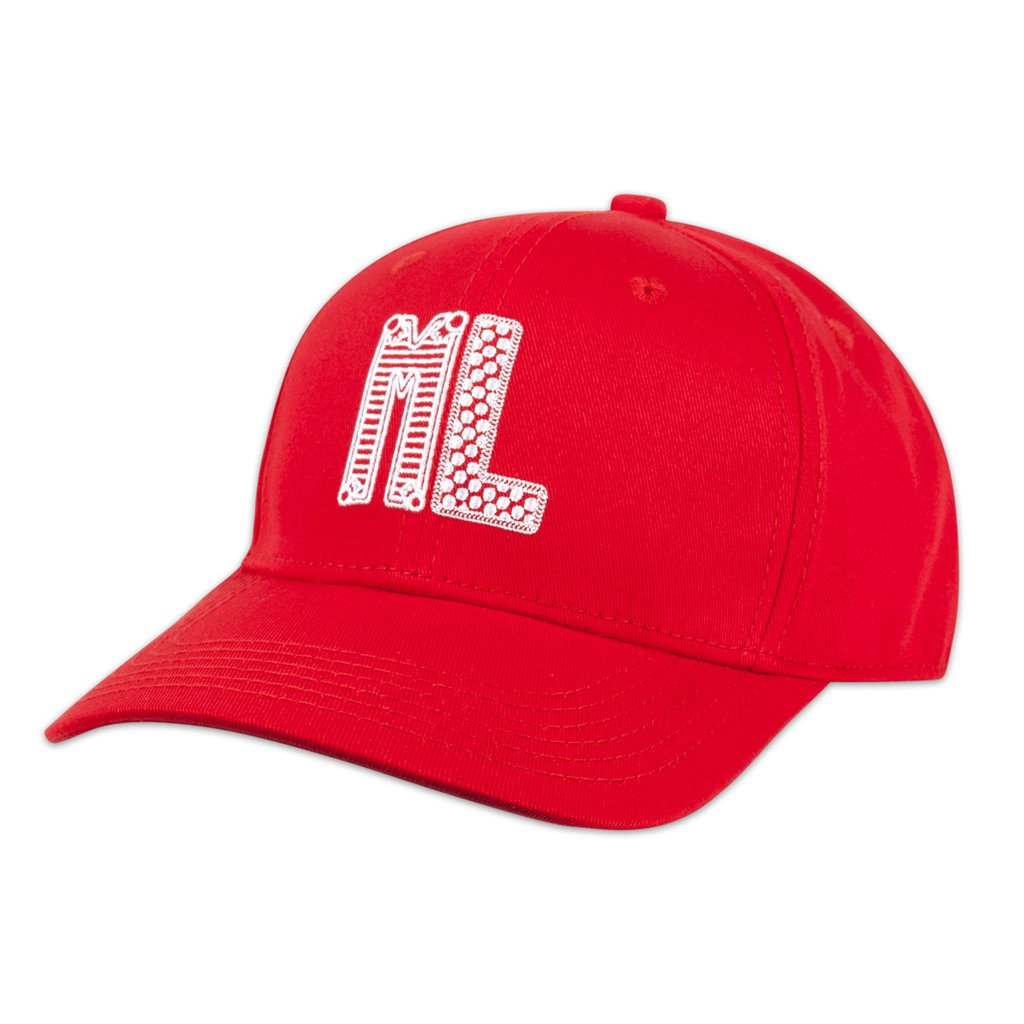 Mysteryland baseball cap red/white