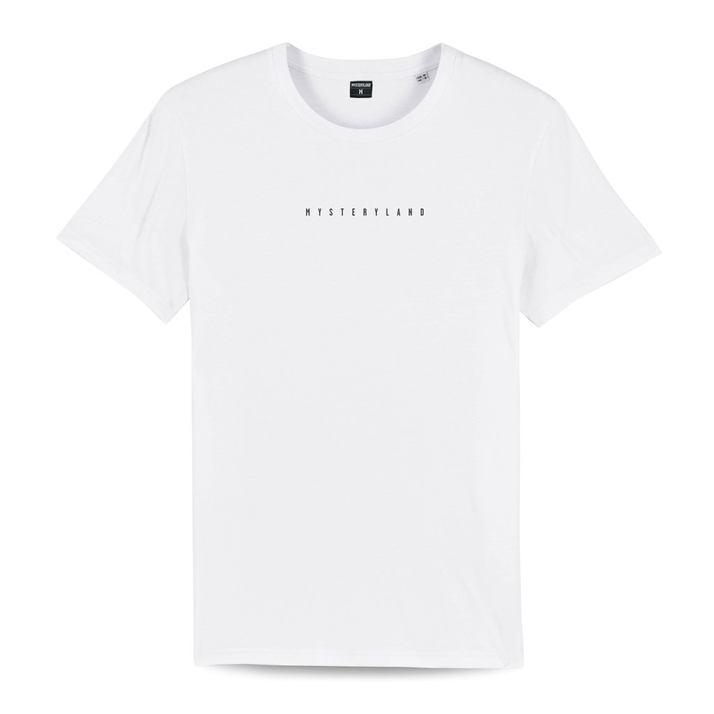 Mysteryland unisex t-shirt white/black