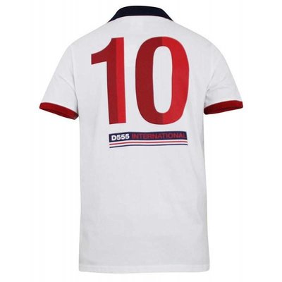 Duke/D555 Poloshirt England weiß 3XL