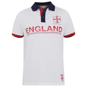 Duke/D555 Poloshirt England weiß 3XL