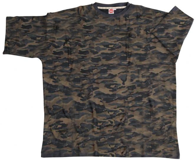 Honeymoon T-shirt Camouflage 2034 15XL - Plus sizes-men's clothing