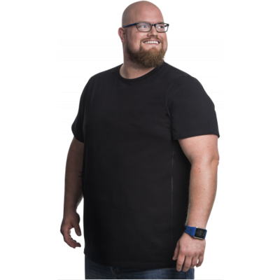 Alca T-shirt zwart 3XL