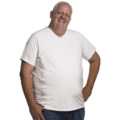 Alca T-shirt weißer V-Ausschnitt 8XL