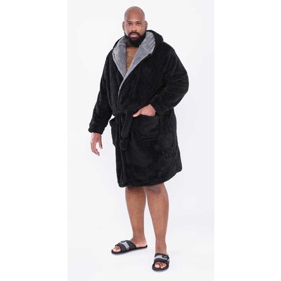 Duke/D555 Bathrobe 910900 black 3XL