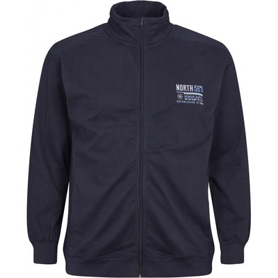 North Latitude Strickjacke 99863/580 Marine 4XL
