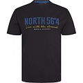 North56 T-shirt 99865/099 zwart 8XL