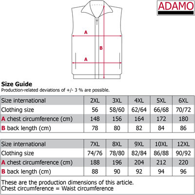 Adamo Outdoor vest 169104/700 3XL