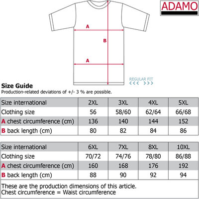 Adamo T-shirt 139054/520 12XL