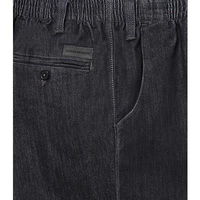 Luigi Morini Elastische jeans broek Amberg zwart Maat 31