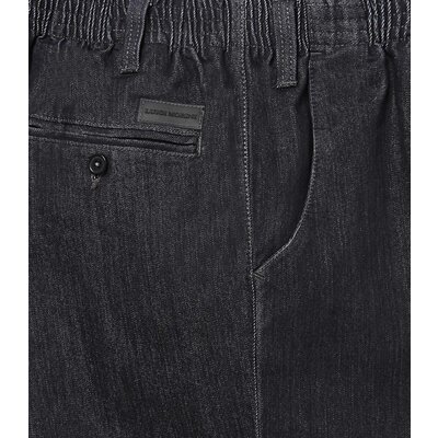 Luigi Morini Elastische Jeanshose Amberg schwarz Größe 37