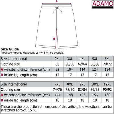 Adamo Sport short 150902/360 9XL