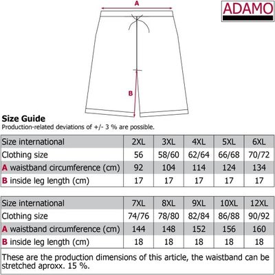 Adamo Sport shorts 150902/340 6XL