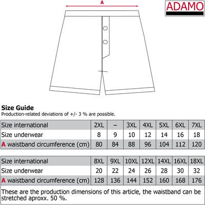 Adamo boxers 129600/710 9XL / 22 (2 pieces)