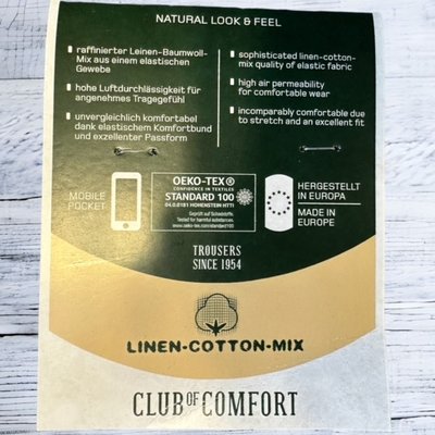 Club of Comfort Trousers 7706/45 size 32