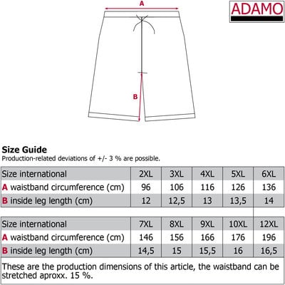 Adamo Zwemshort 141220/700 7XL