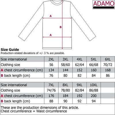 Adamo Pajamas long 119265/360 3XL