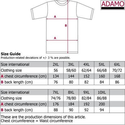Adamo Pyjama kurz 119251/710 2XL