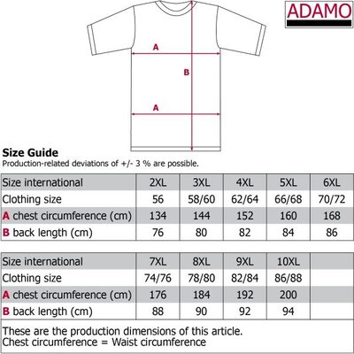 Adamo Pyjama kort 119251/710 9XL