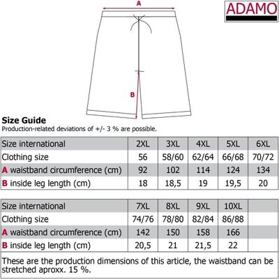 Adamo Pyjama kort 119251/710 7XL