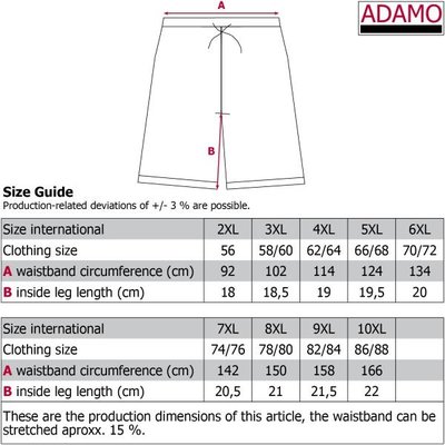 Adamo Pyjama kort 119251/590 10XL