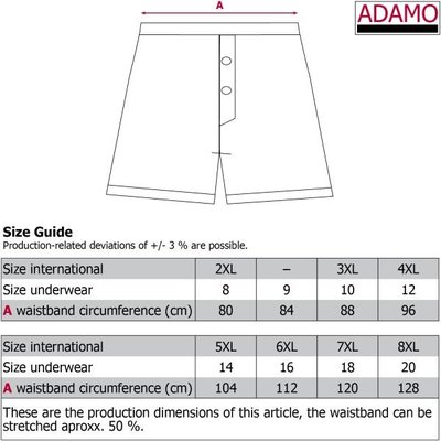 Adamo boxer shorts 129610/360 2XL/9 ( 3 pieces )