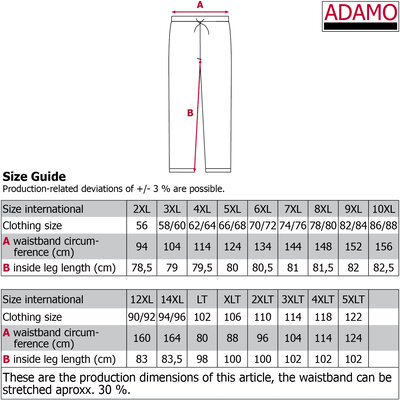 Adamo Jogginghose 159801/700 6XL
