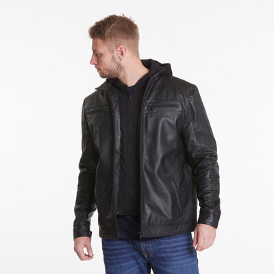 North Latitude Leren jas 33308/099 8XL