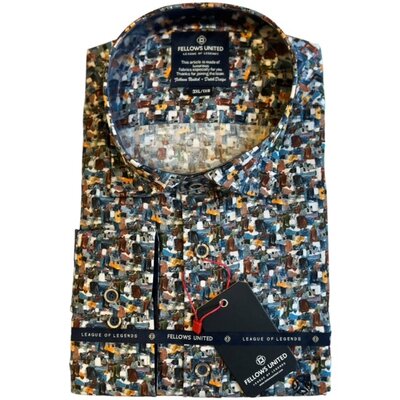 Fellows United Hemd LM 32.6521 7XL
