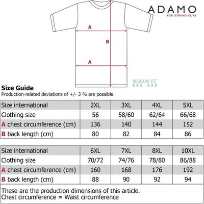 Adamo T-shirt 131435/360 8XL