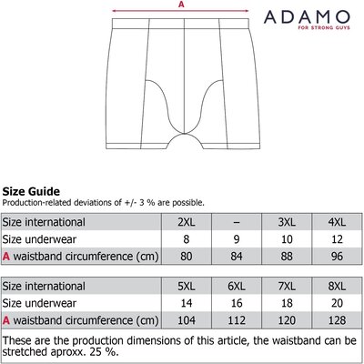 Adamo JIM Long Leg Pant Double Pack 129622/390 2XL