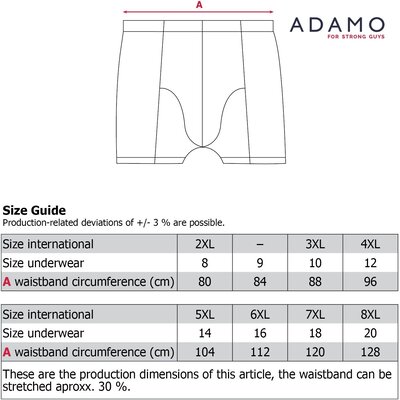 Adamo boxer micro 121676/701 5XL/14