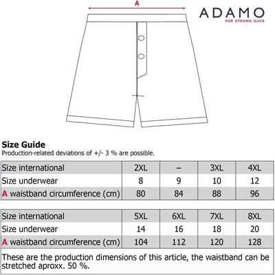 Adamo DAVID Boxer shorts duo pack 129602/590 3XL