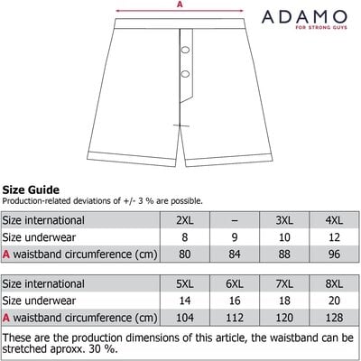 Adamo JONAS Boxer shorts duo pack 129606/340 8XL