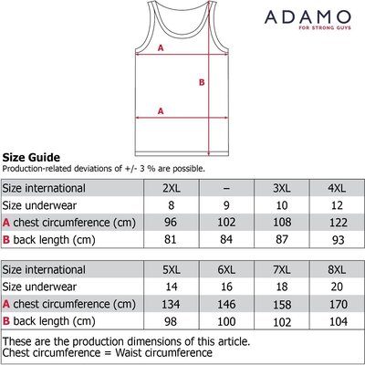 Adamo Oberteil 129404/360 8XL/20