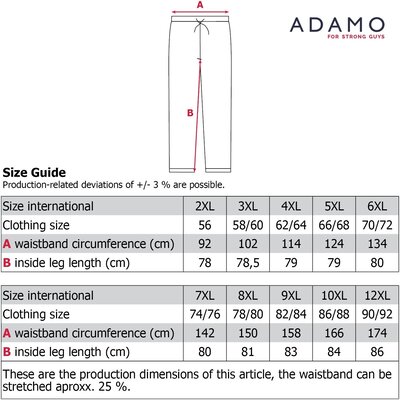 Adamo LEON Pyjama Broek lang 119215/368 5XL