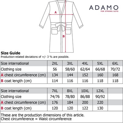 Adamo JOEY Bathrobe 149011/360 3XL