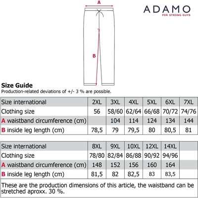 Adamo ATHENS Jogginghose 159209/770 10XL