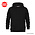 Honeymoon Kapuzenjacke 1800-99 schwarz 10XL