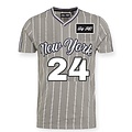 Big MC T-shirt Baseball gray 12XL