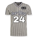 Big MC T-Shirt Baseball grau 10XL