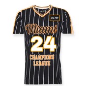 Big MC T-Shirt Baseball schwarz 8XL