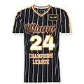 Big MC T-Shirt Baseball schwarz 5XL
