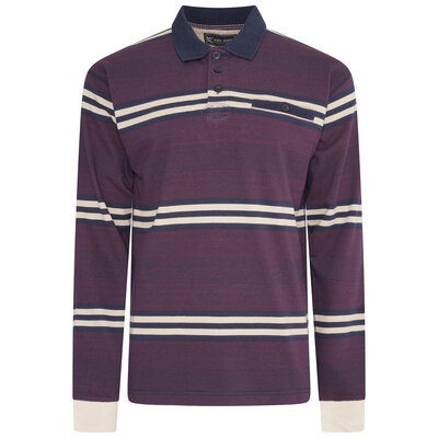 KAM Jeanswear Polo LM KBS5507 Marineblau 5XL