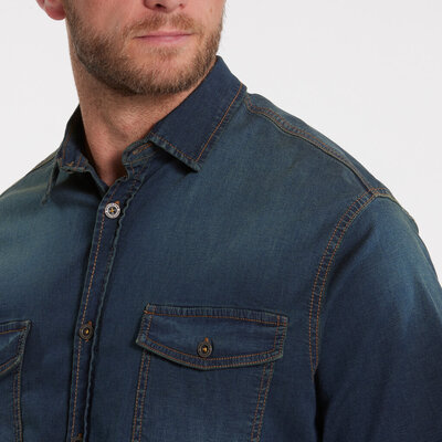 North56 Denim Shirt KM 41338 5XL