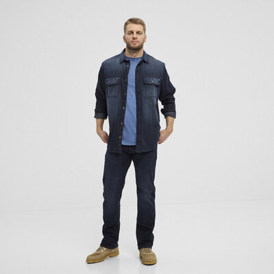 North Latitude Jeans overhemd LM 43332 4XL
