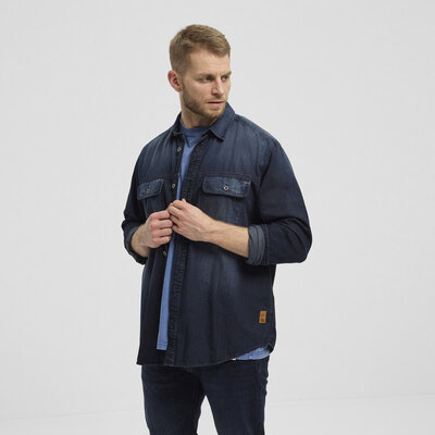 North Latitude Jeans overhemd LM 43332 4XL