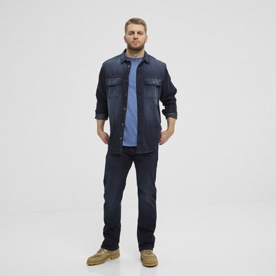 North Latitude Jeanshemd LM 43332 6XL